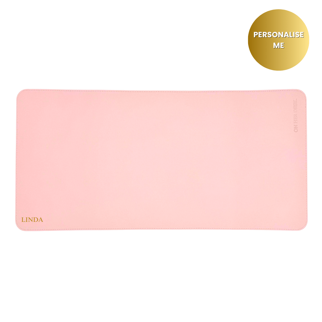 Desk Mat - Pastel Pink
