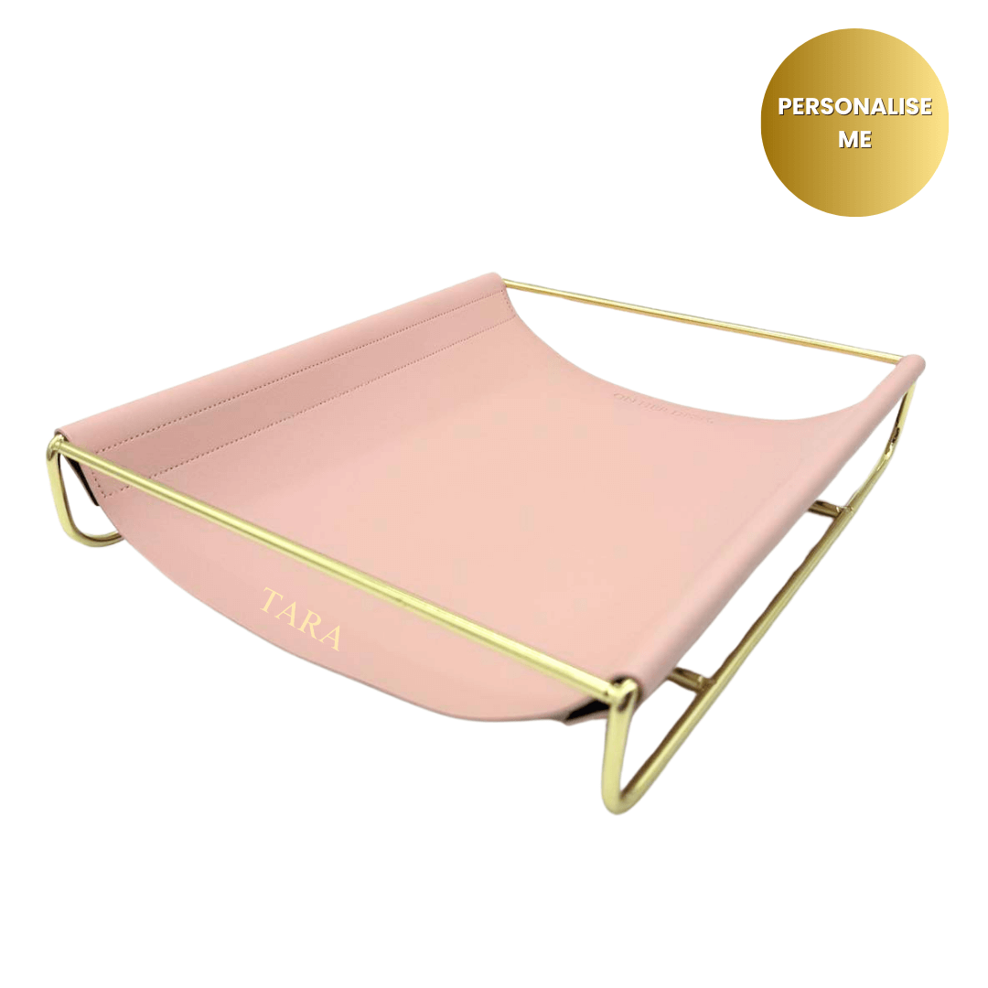 Document Desk Tray - Pastel Pink