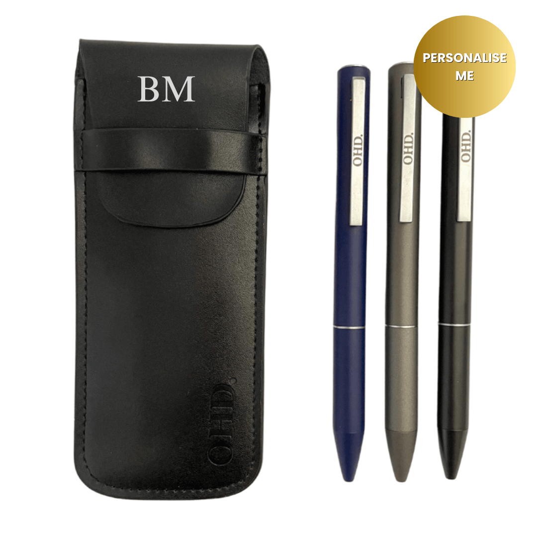 Men's Trilogy Pen Set - Midnight Black