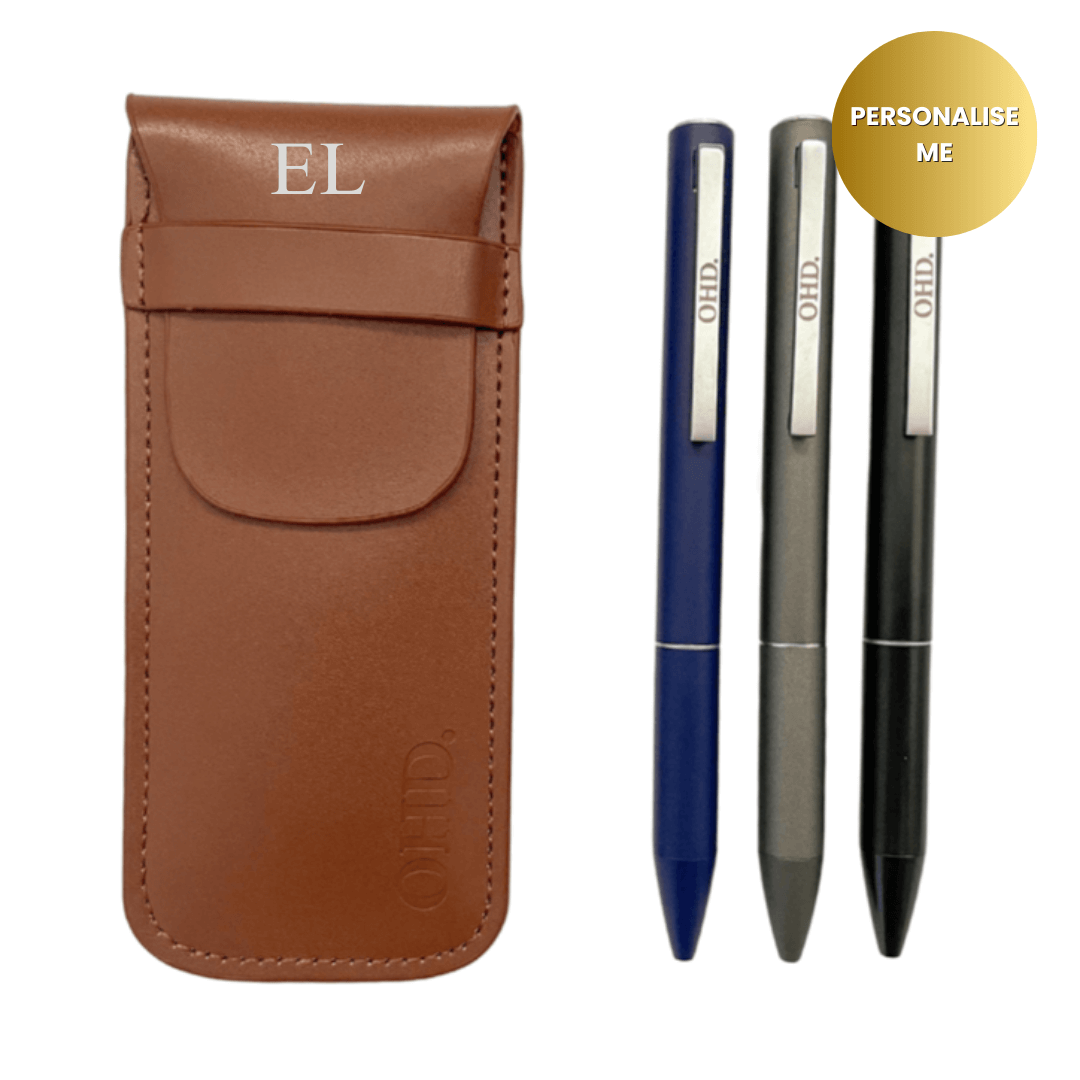 Men's Trilogy Pen Set - Walnut Brown