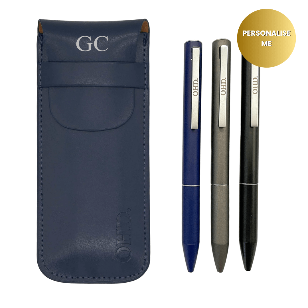 Men's Trilogy Pen Set - Navy Blue