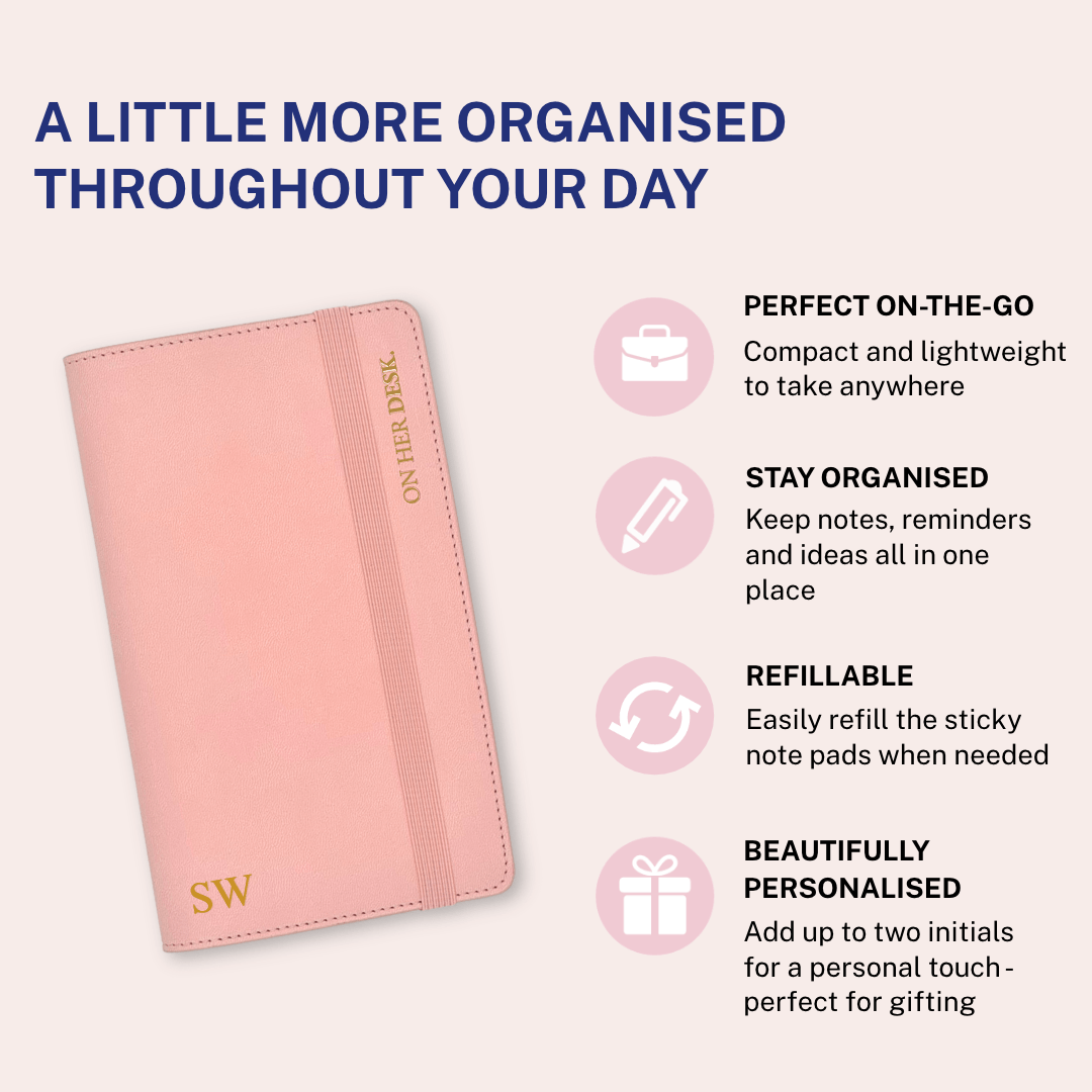 Refillable Sticky Note Organiser - Mint Green