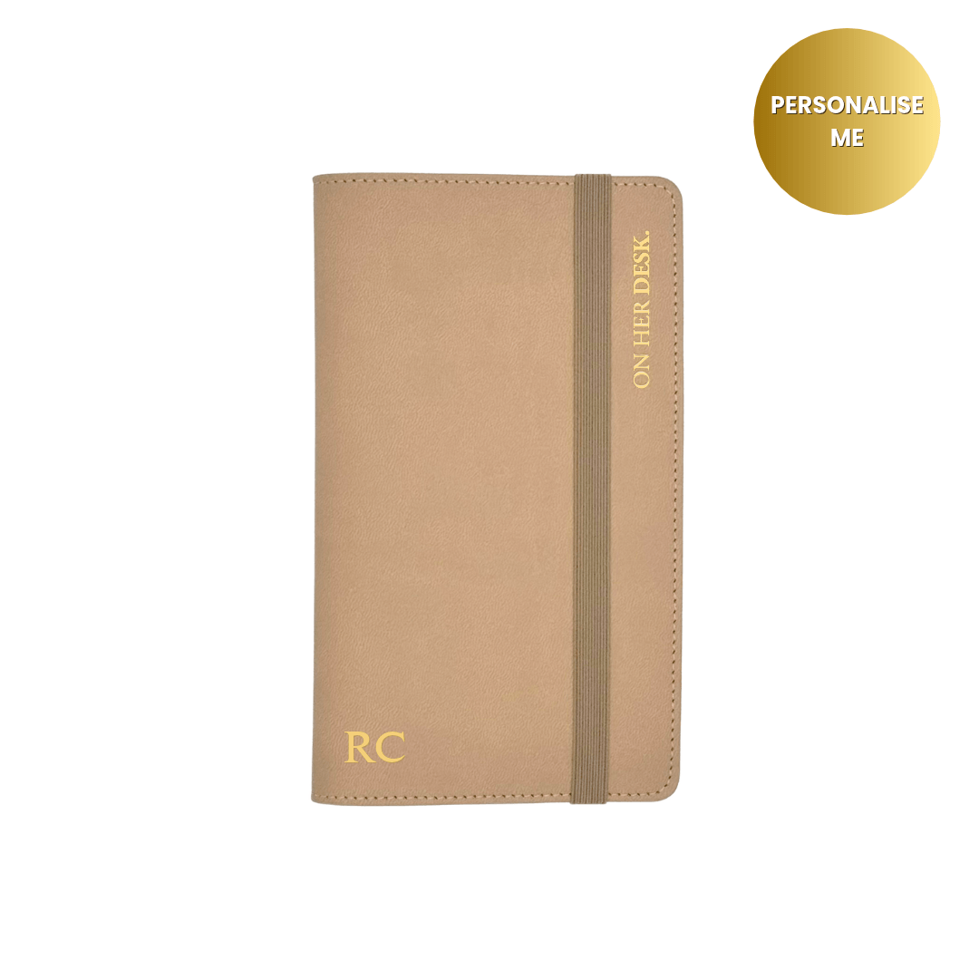 Refillable Sticky Note Organiser - Latte