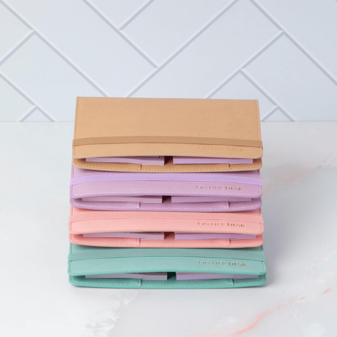 Refillable Sticky Note Organiser - Mint Green