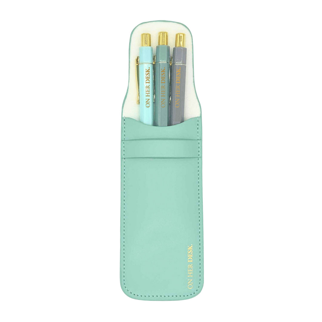 Trilogy Pen Set - Mint Green