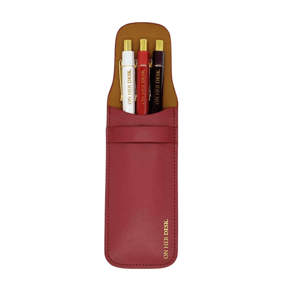 Trilogy Pen Set - Wine Red