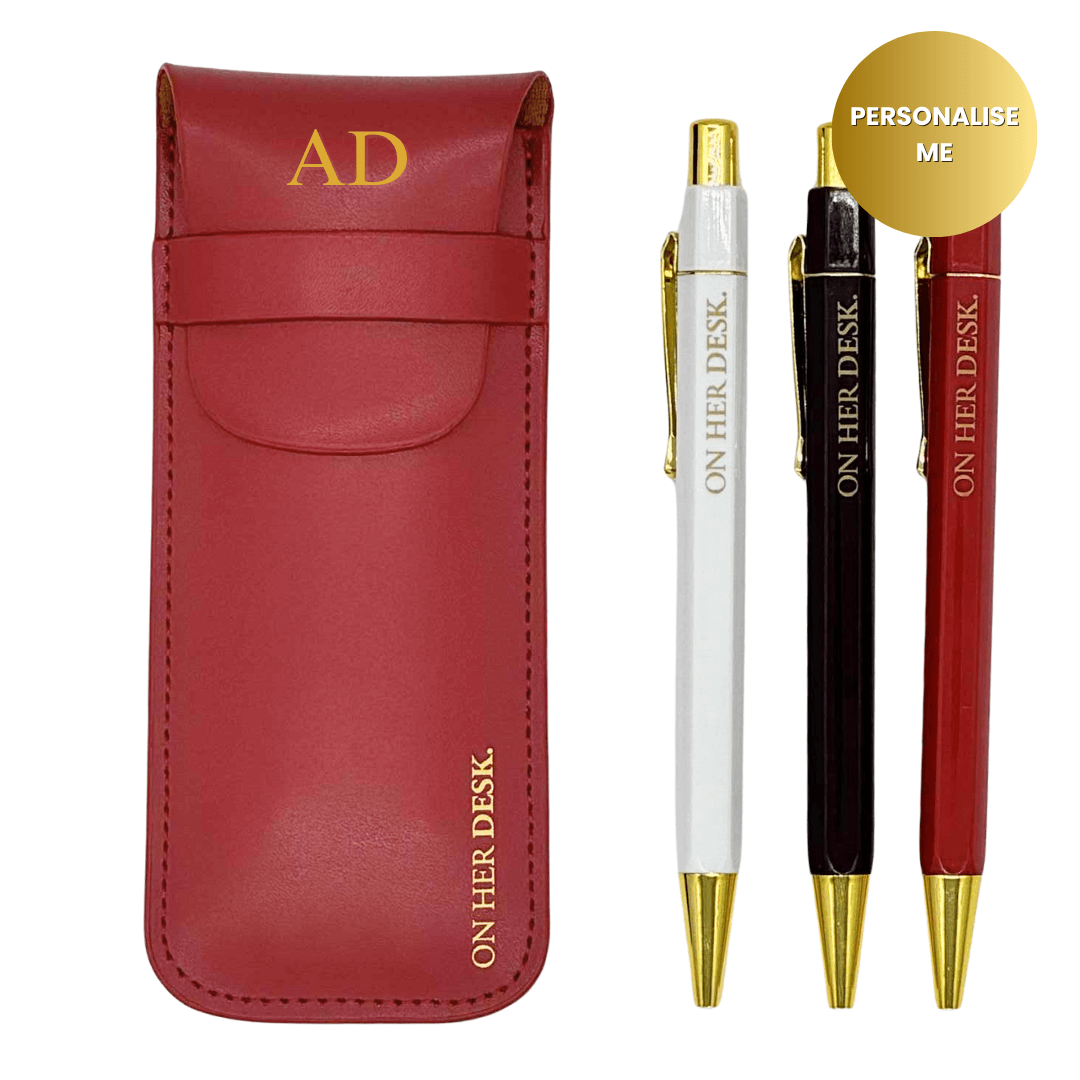 Trilogy Pen Set - Wine Red
