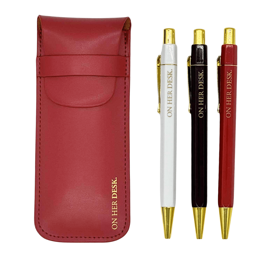 Trilogy Pen Set - Wine Red