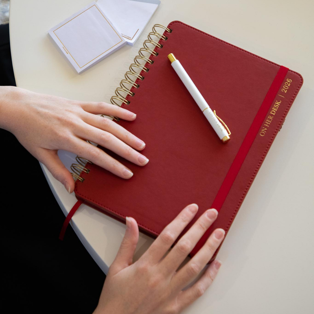 2026 Planner - Wine Red