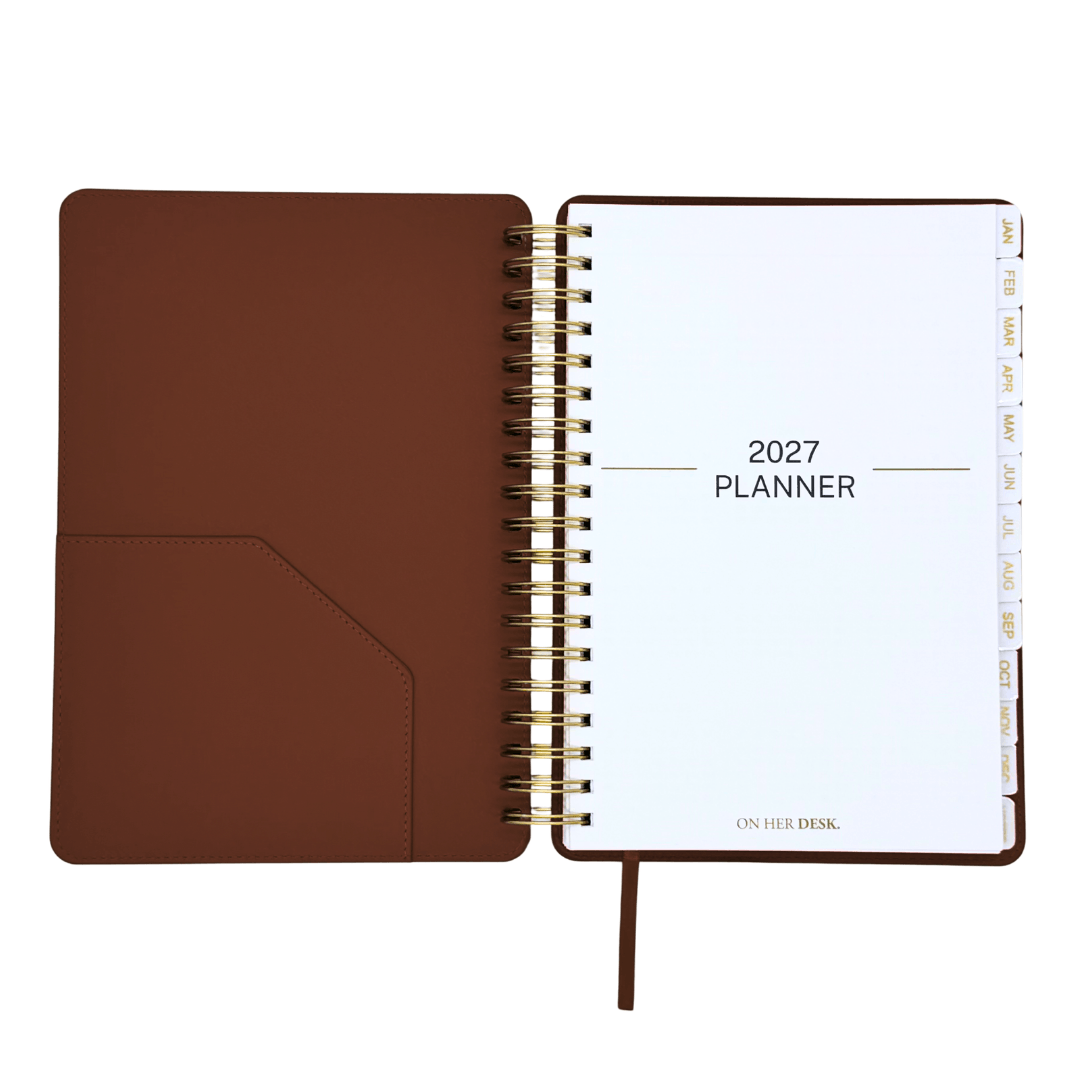 2027 Planner - Chocolate Brown