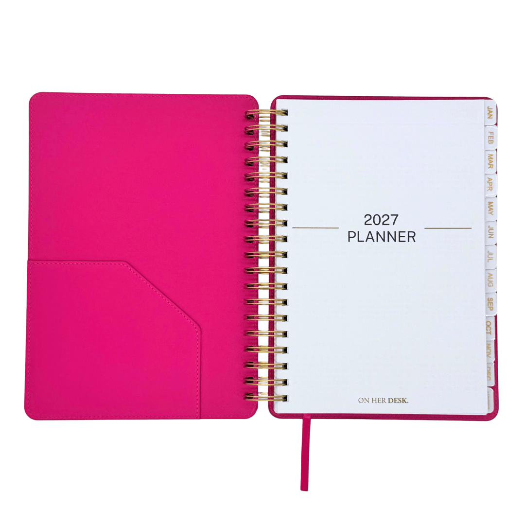 2027 Planner - Hot Pink
