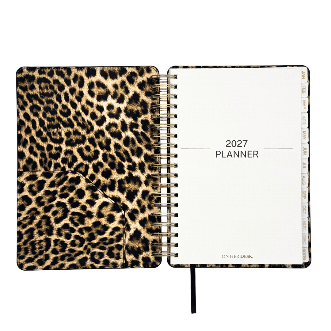 2027 Planner - Leopard (Exclusive Design)