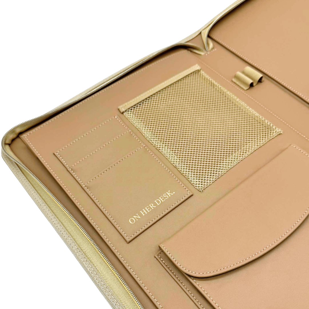A4 Compendium Folder - Beige