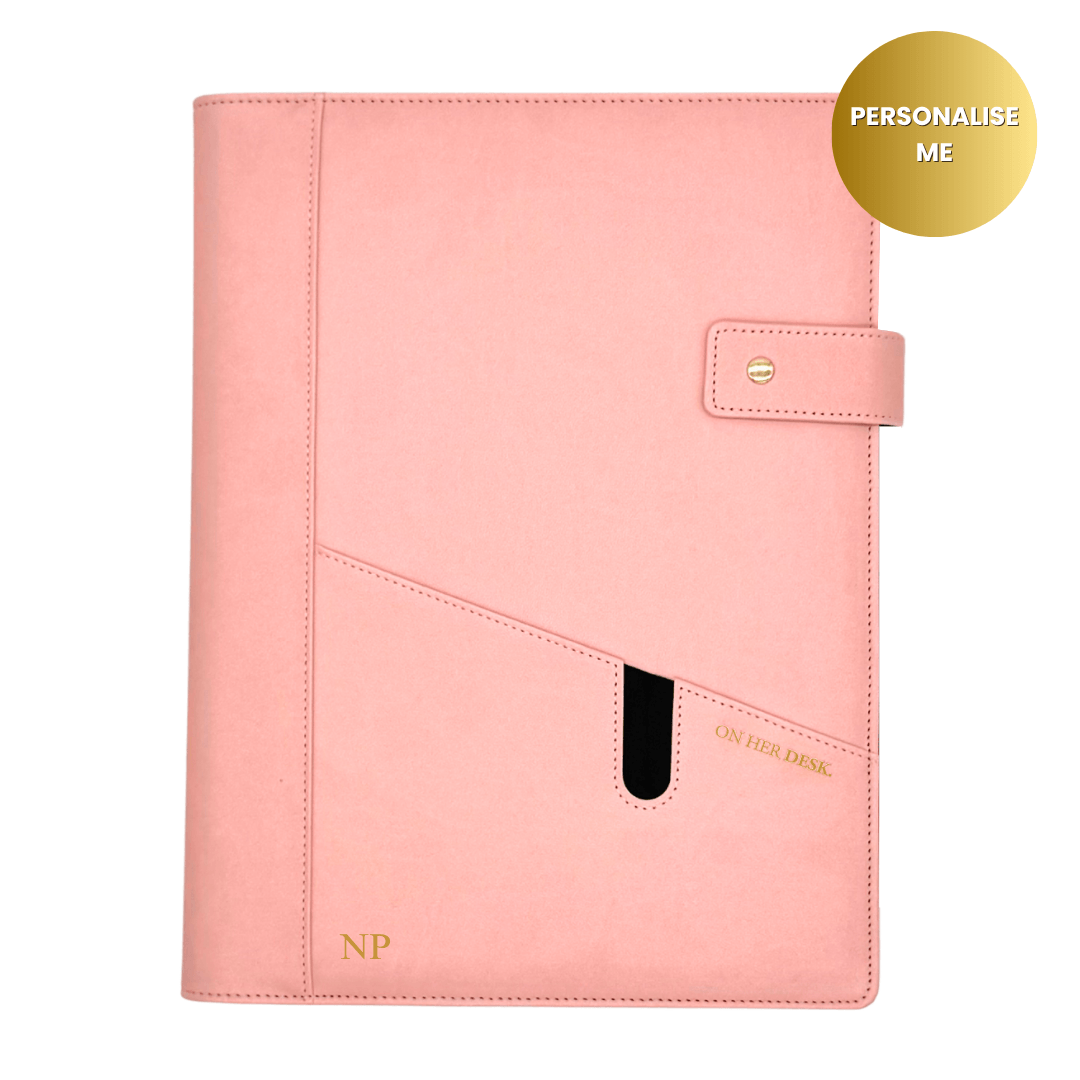 A4 Covered Notebook - Blush Pink