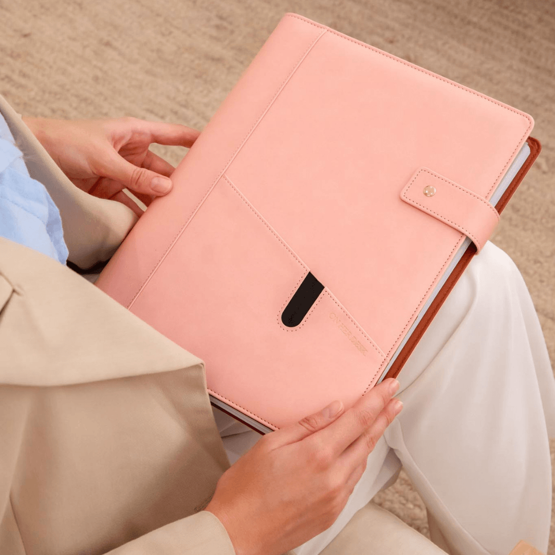 A4 Covered Notebook - Blush Pink