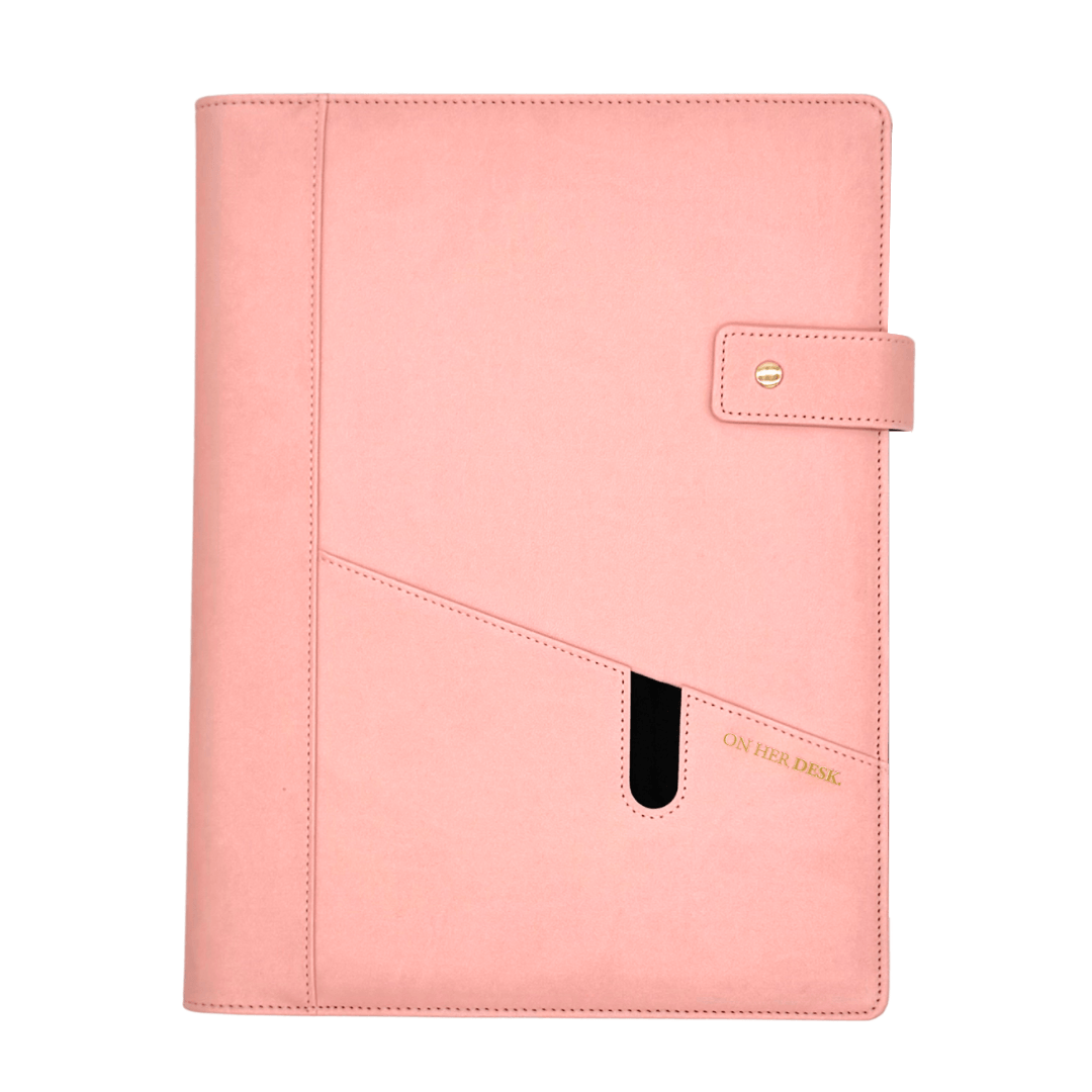 A4 Covered Notebook - Blush Pink