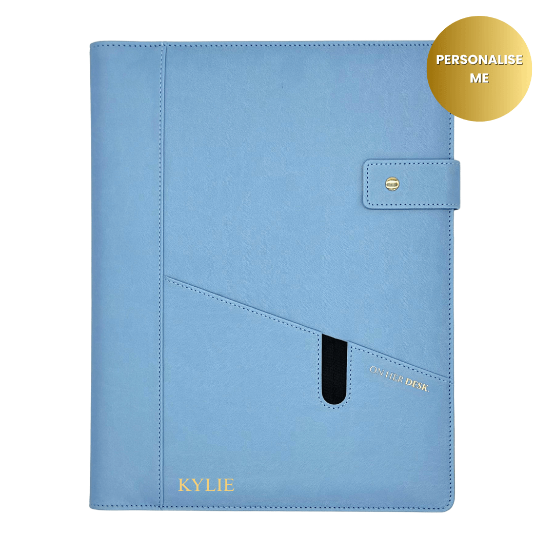 A4 Covered Notebook - Denim Blue