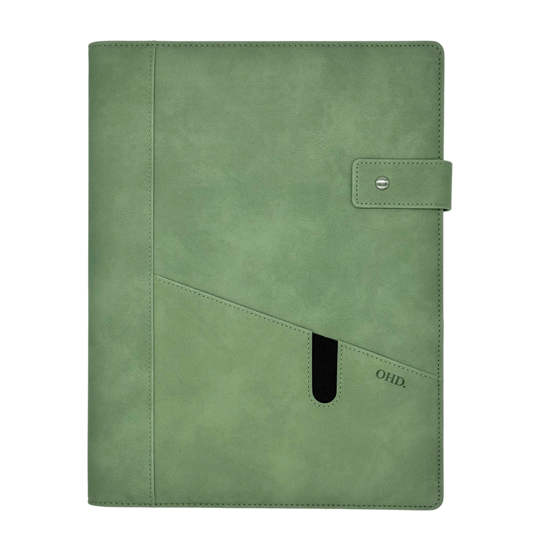 A4 Covered Notebook - Sage Green