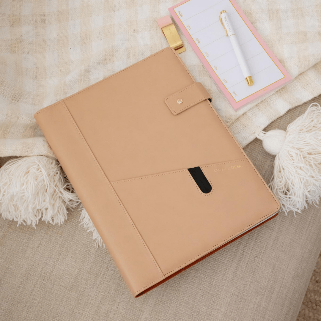 A4 Covered Notebook - Latte