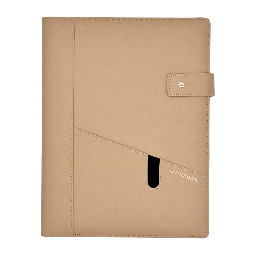 A4 Covered Notebook - Latte