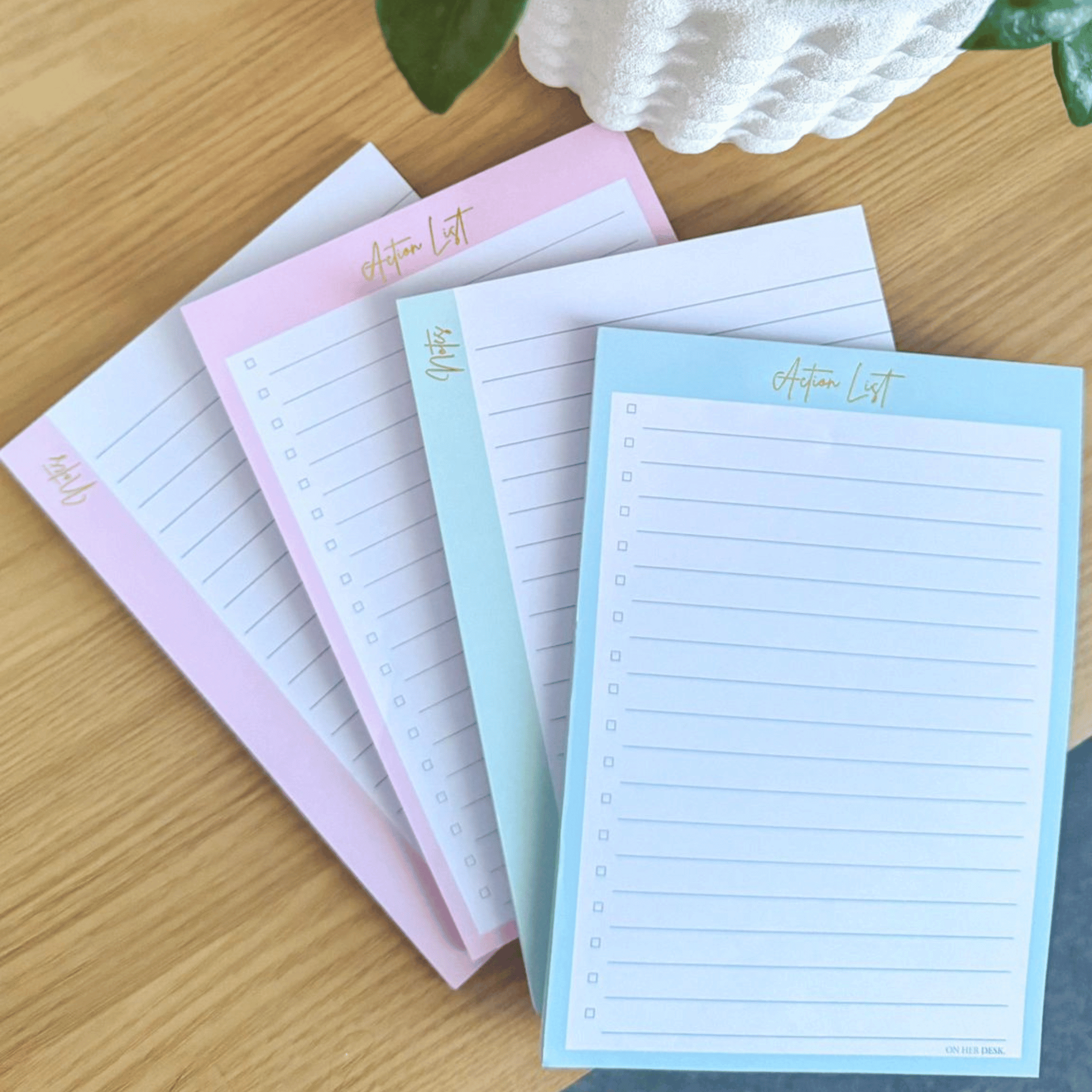 A5 Notepad | Action List - Mint Green