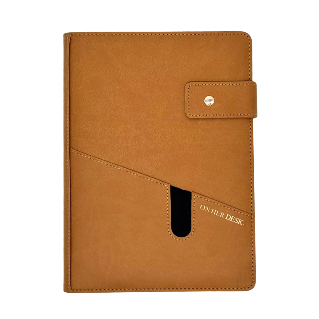 A5 Covered Notebook - Caramel