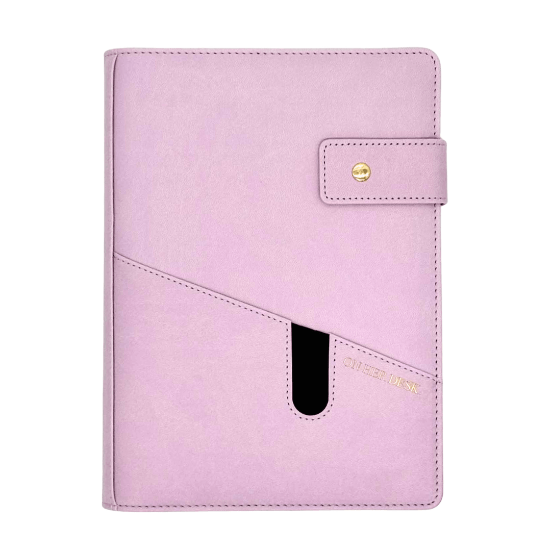 A5 Covered Notebook - Lilac