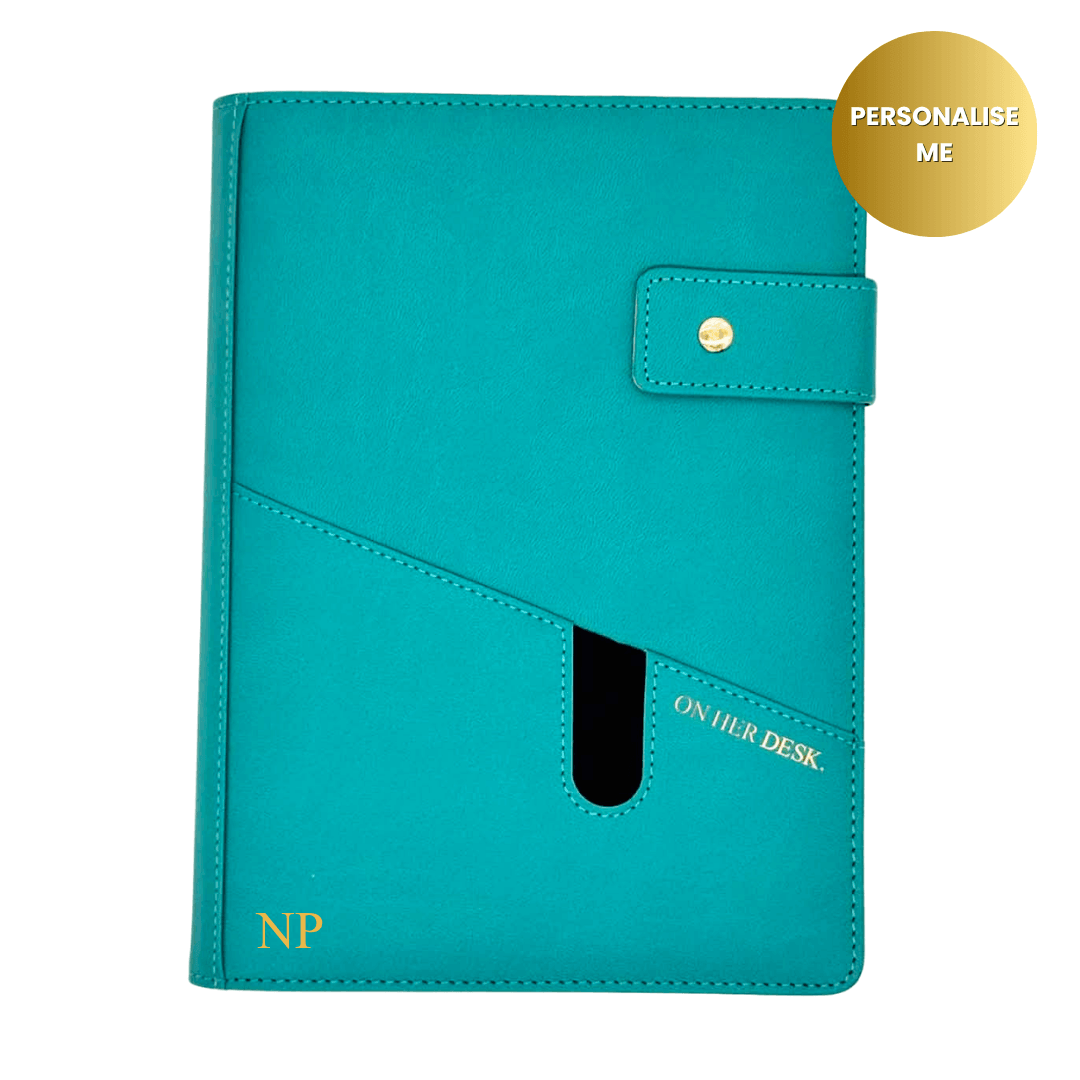 A5 Covered Notebook - Teal