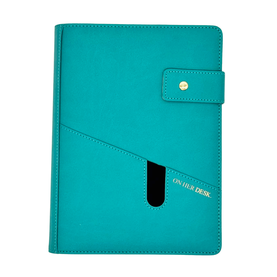 A5 Covered Notebook - Teal