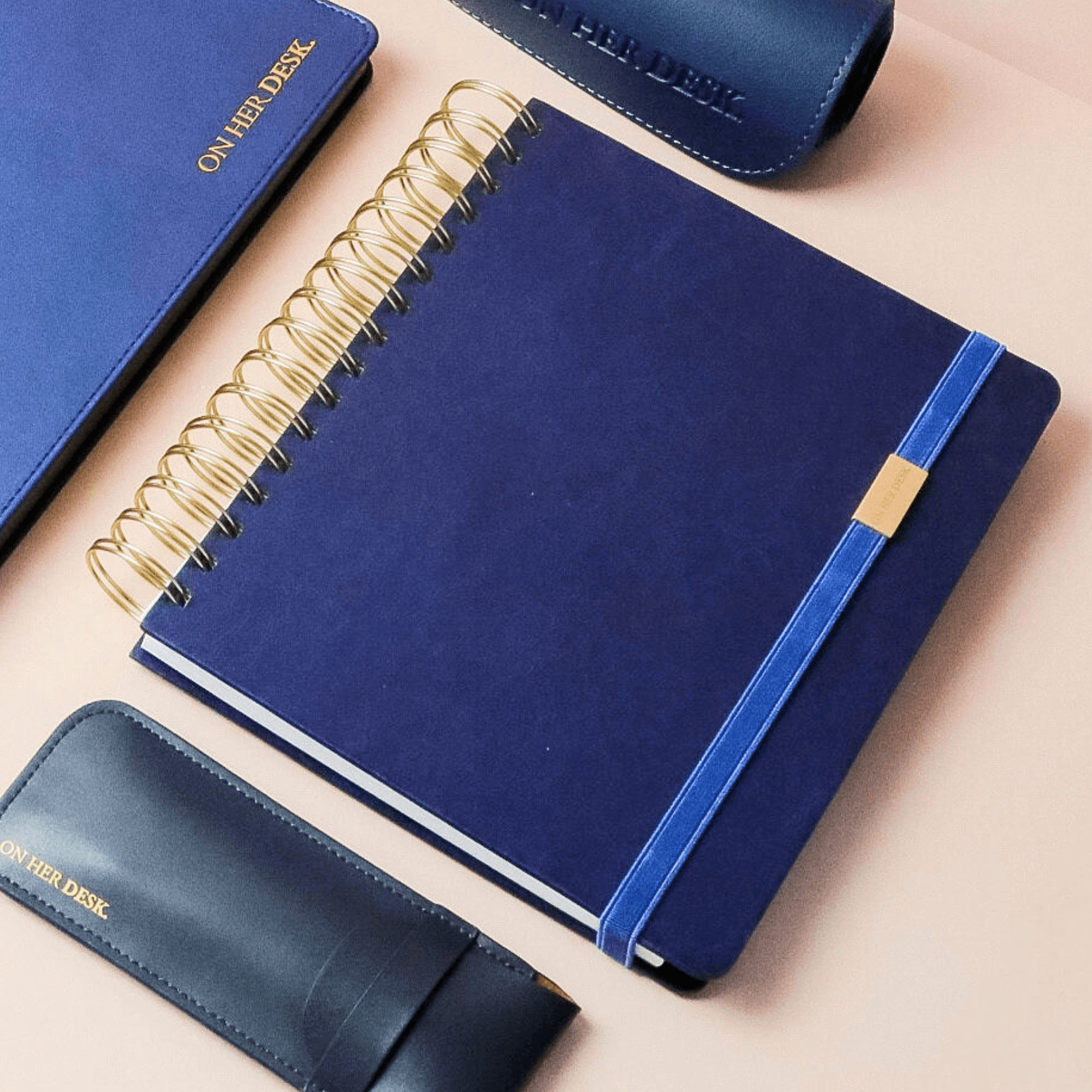 A5 Spiral Notebook - Navy Blue