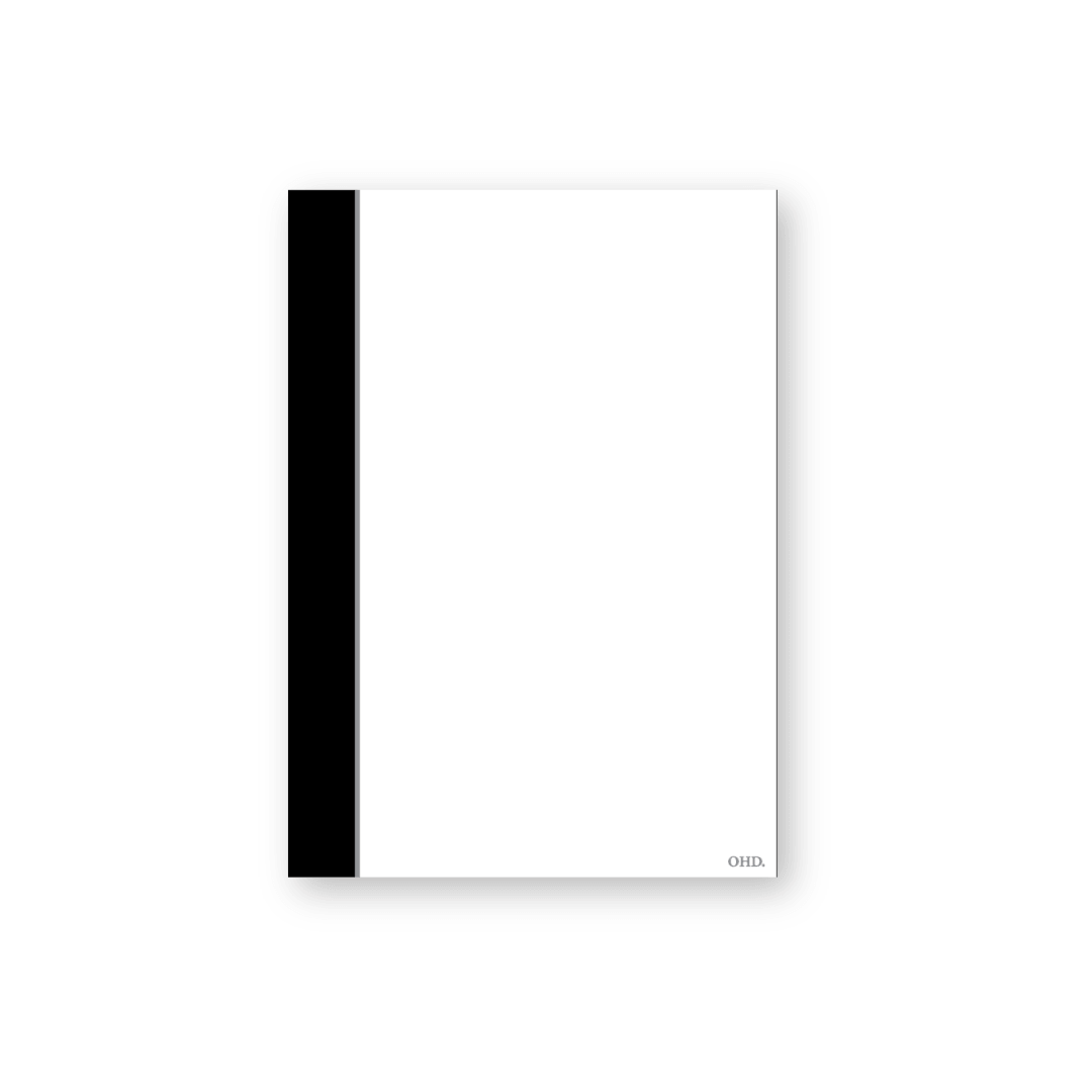 Mini A6 Notepad - Black