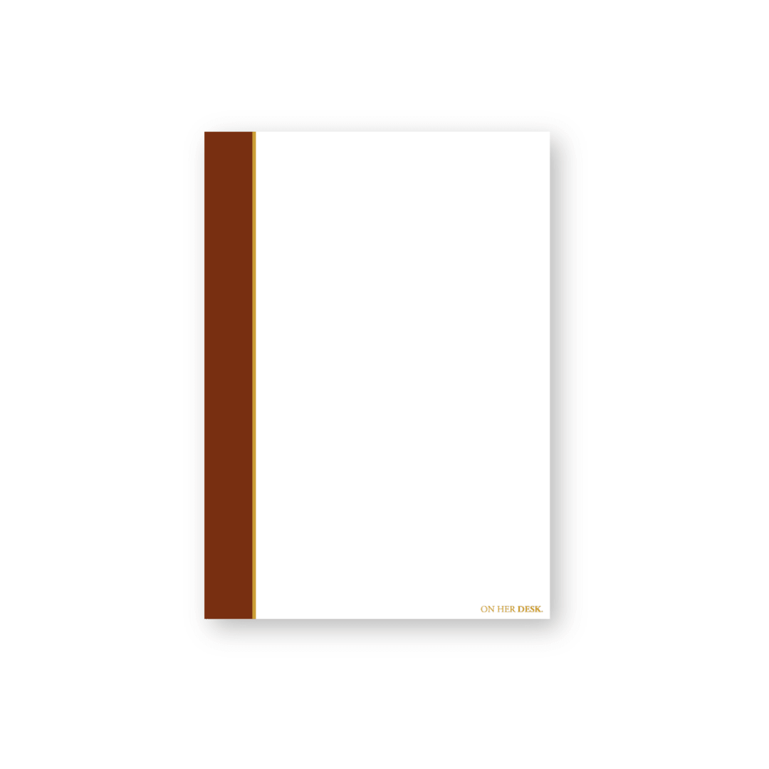 Mini A6 Notepad - Chocolate Brown