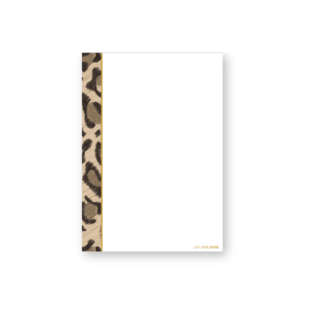 Mini A6 Notepad - Leopard