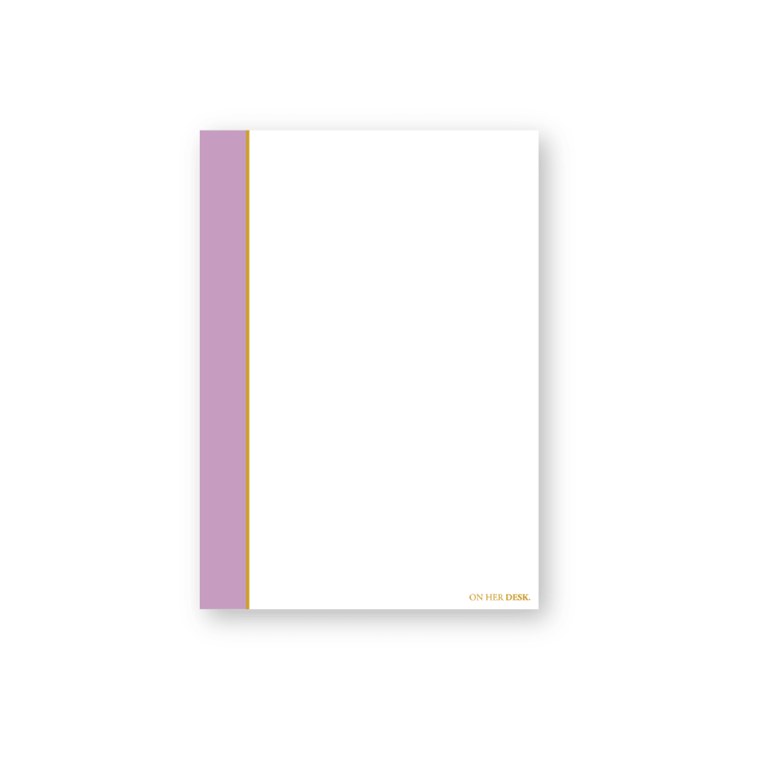 Mini A6 Notepad - Lilac