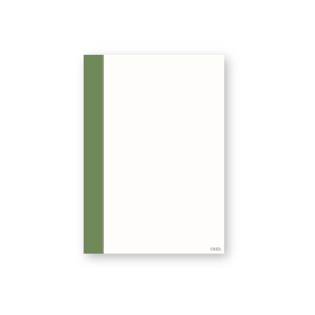 Mini A6 Notepad - Sage Green