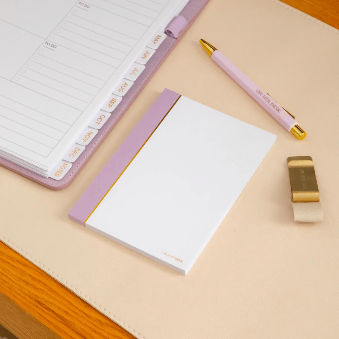 Mini A6 Notepad - Lilac