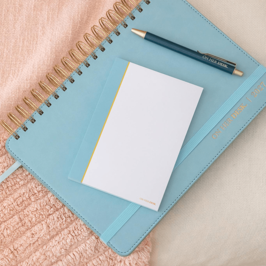 Mini A6 Notepad - Sky Blue