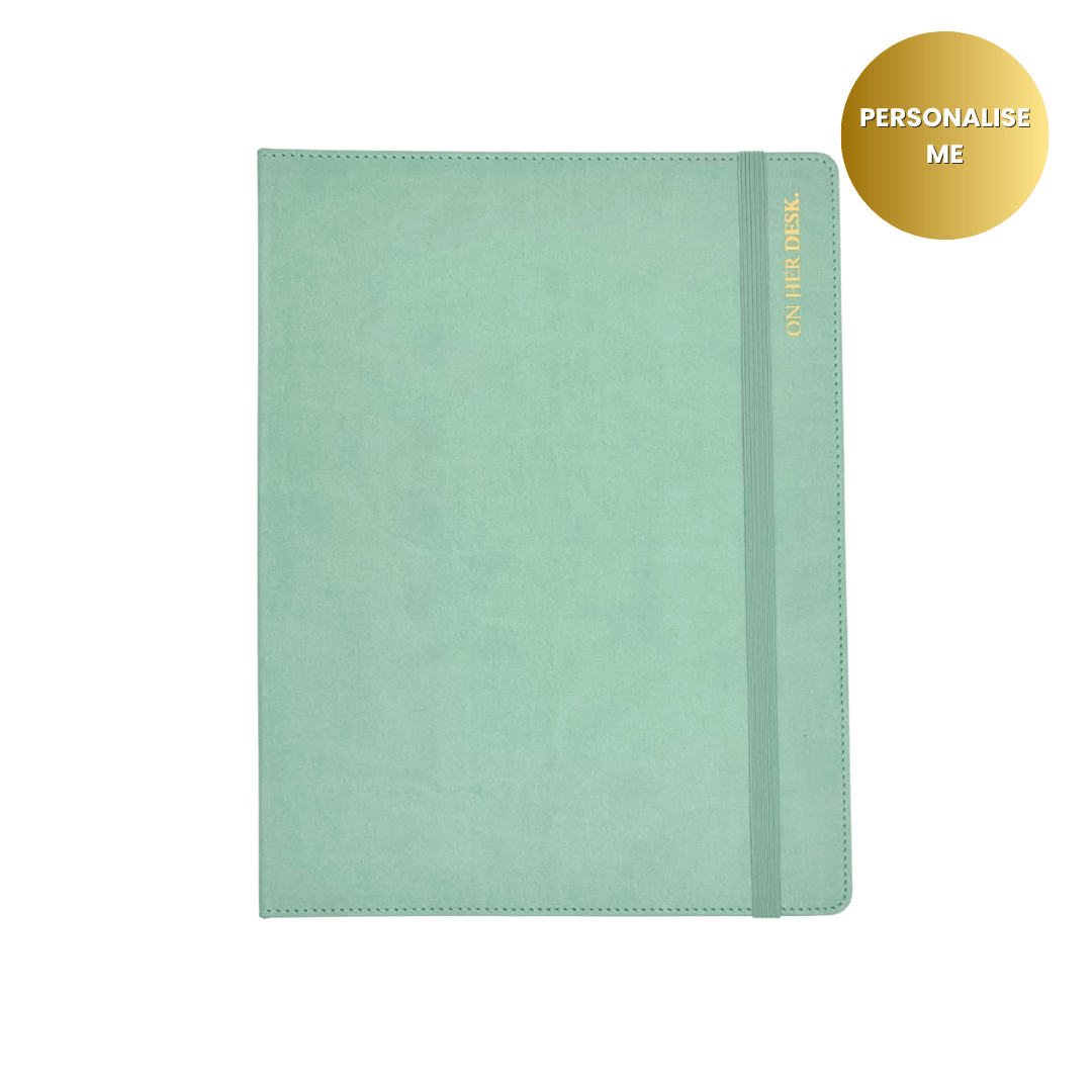 B5 Binder Notebook (with tab dividers) - Mint Green