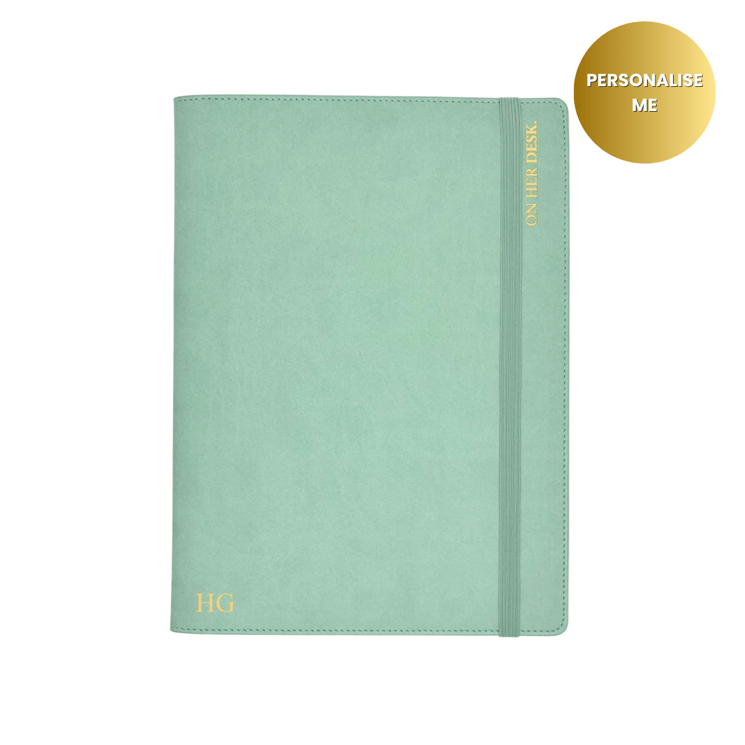 B5 Refillable Notepad Organiser - Mint Green