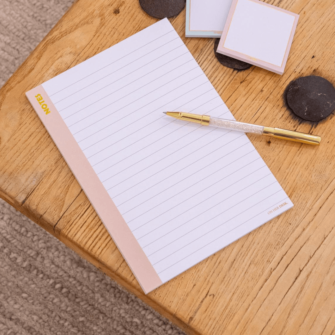 B5 Scribble Notes Notepad - Latte