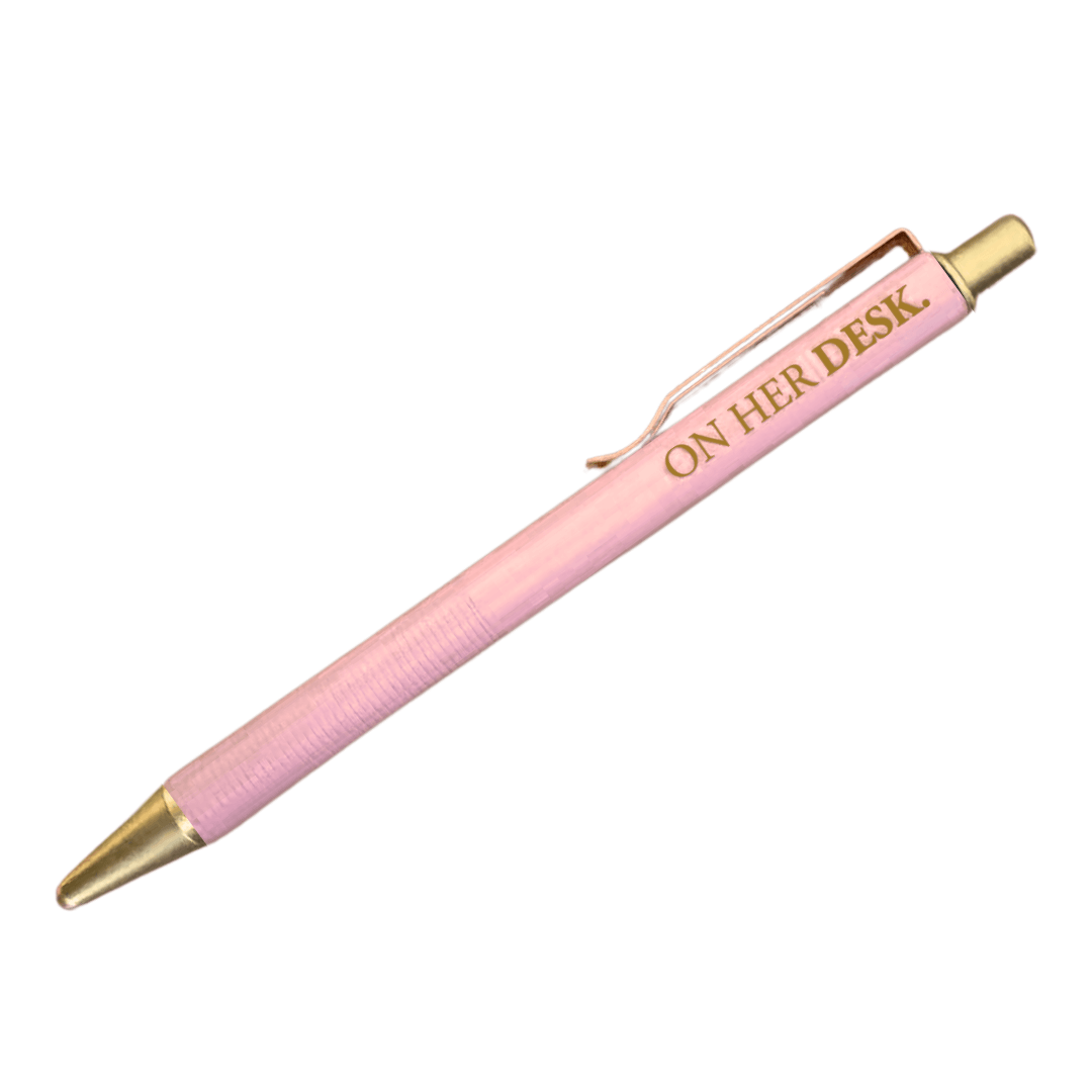 Ballpoint Pen | Pink & Gold