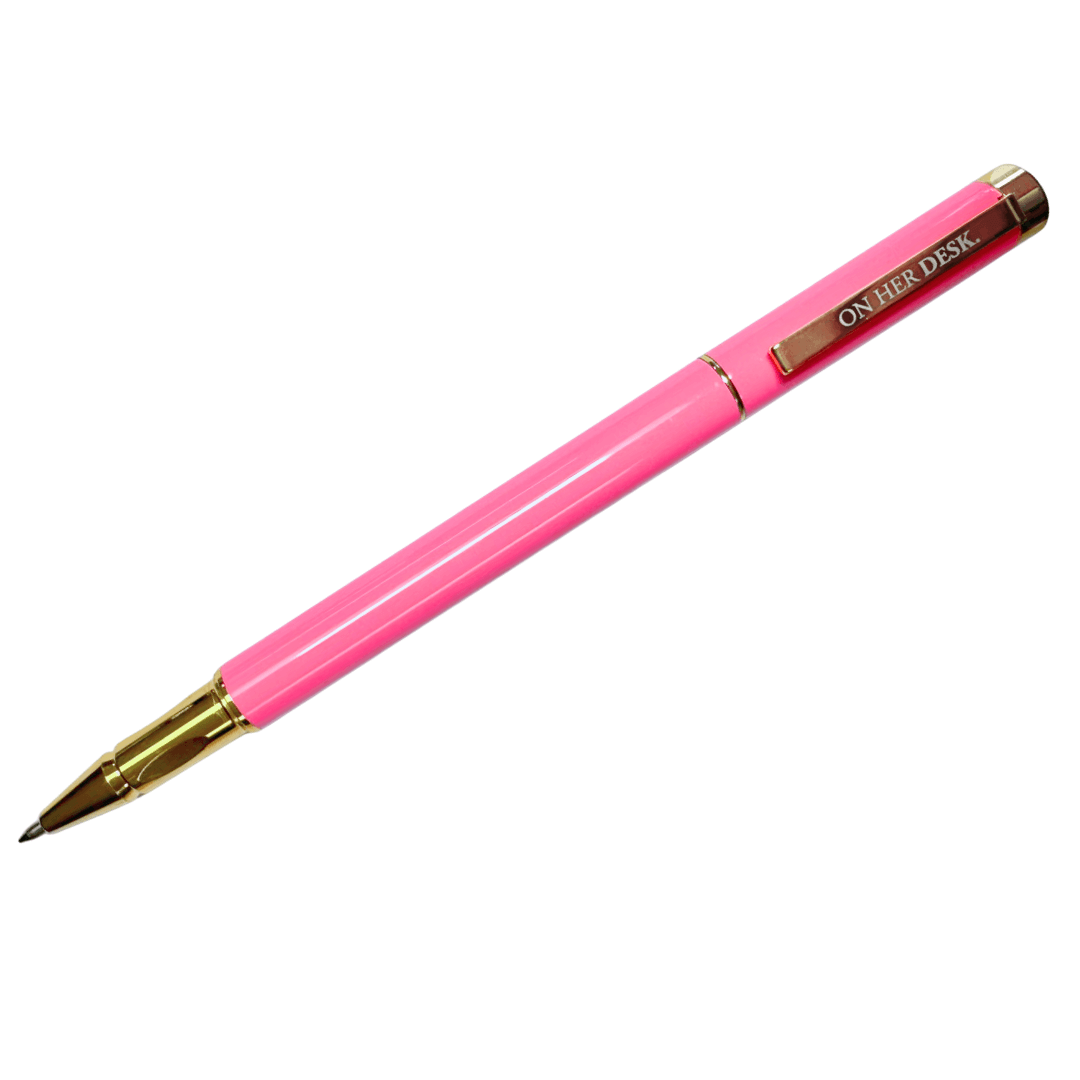 Capped Gel Pen - Hot Pink