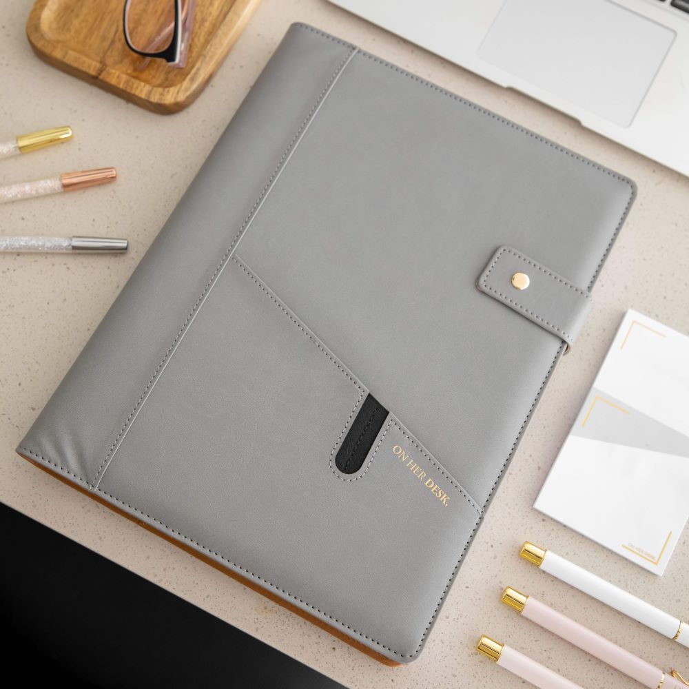 A4 Covered Notebook - Charcoal Grey