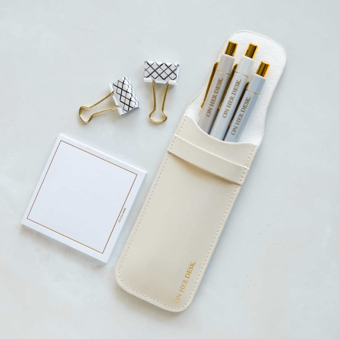 Trilogy Pen Set - Cream