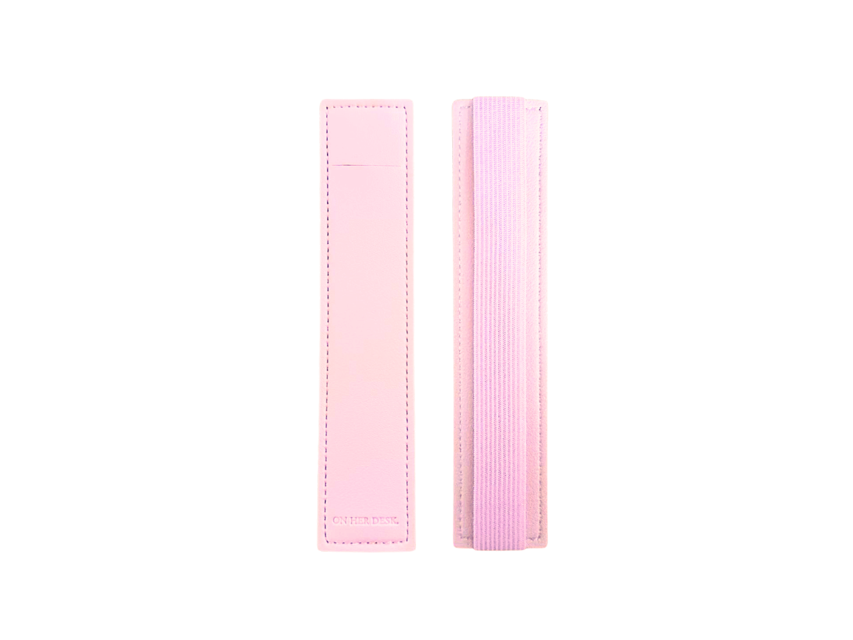 Elastic Pen Holder - Pastel Pink