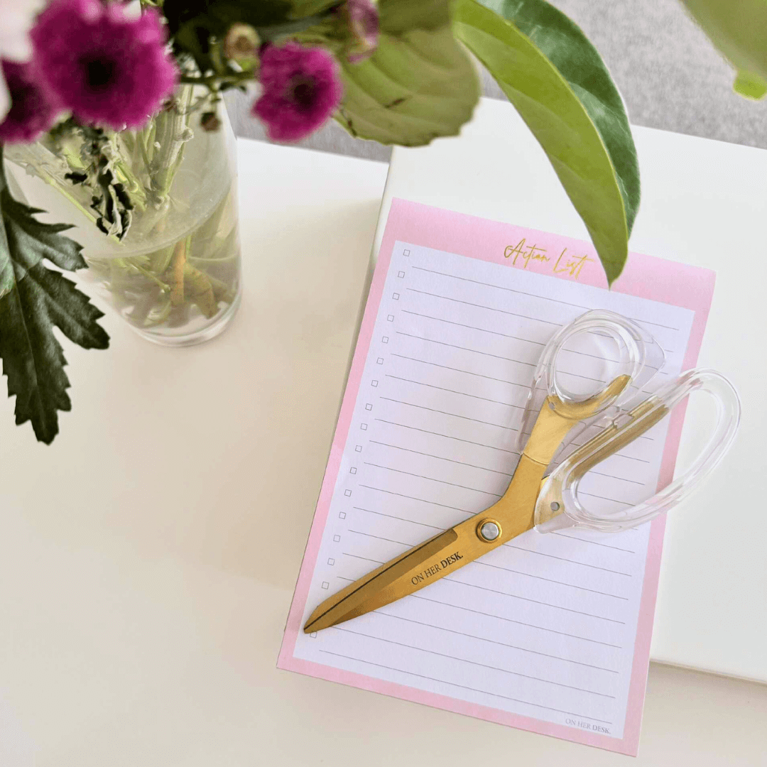 Gold Acrylic Scissors