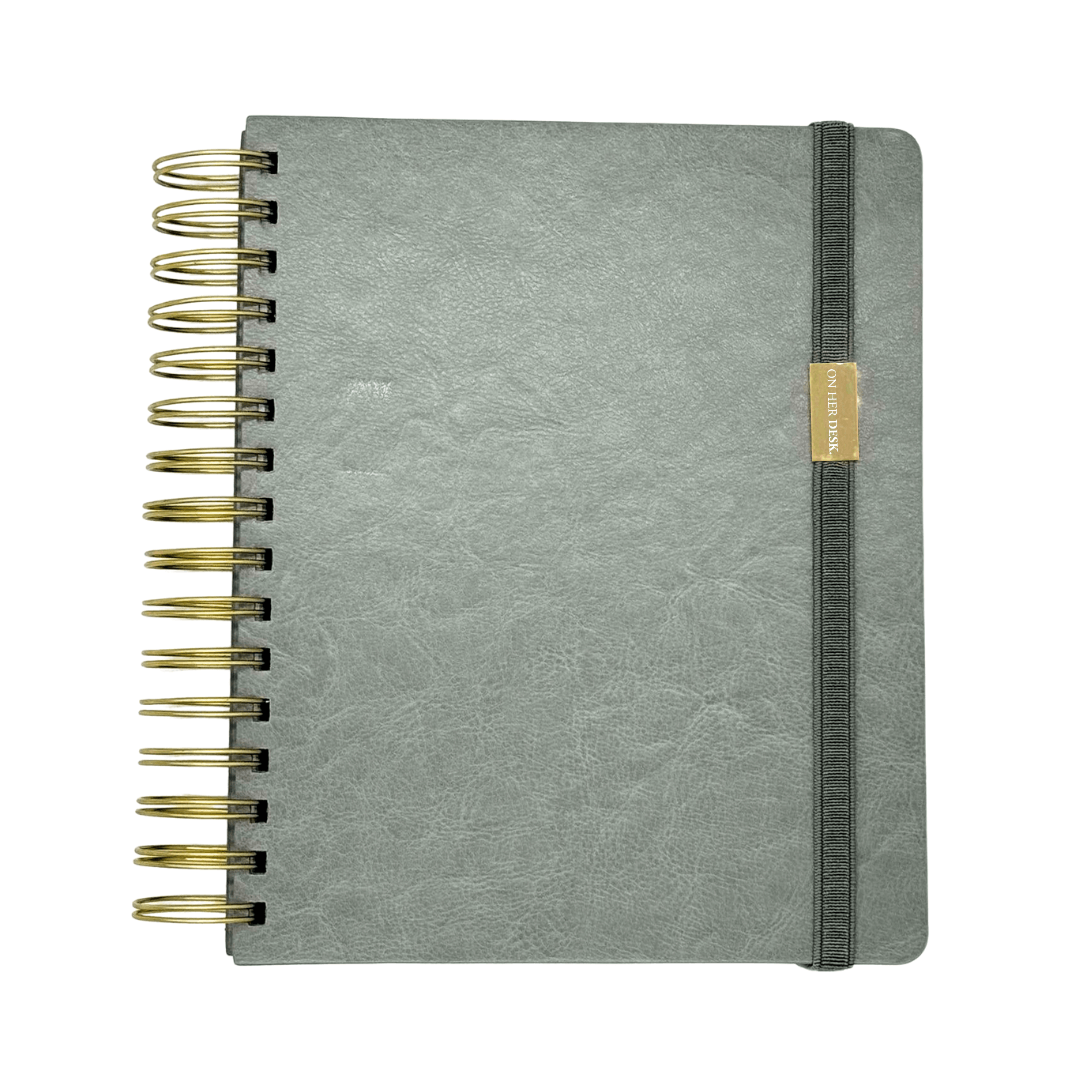 A5 Spiral Notebook - Grey