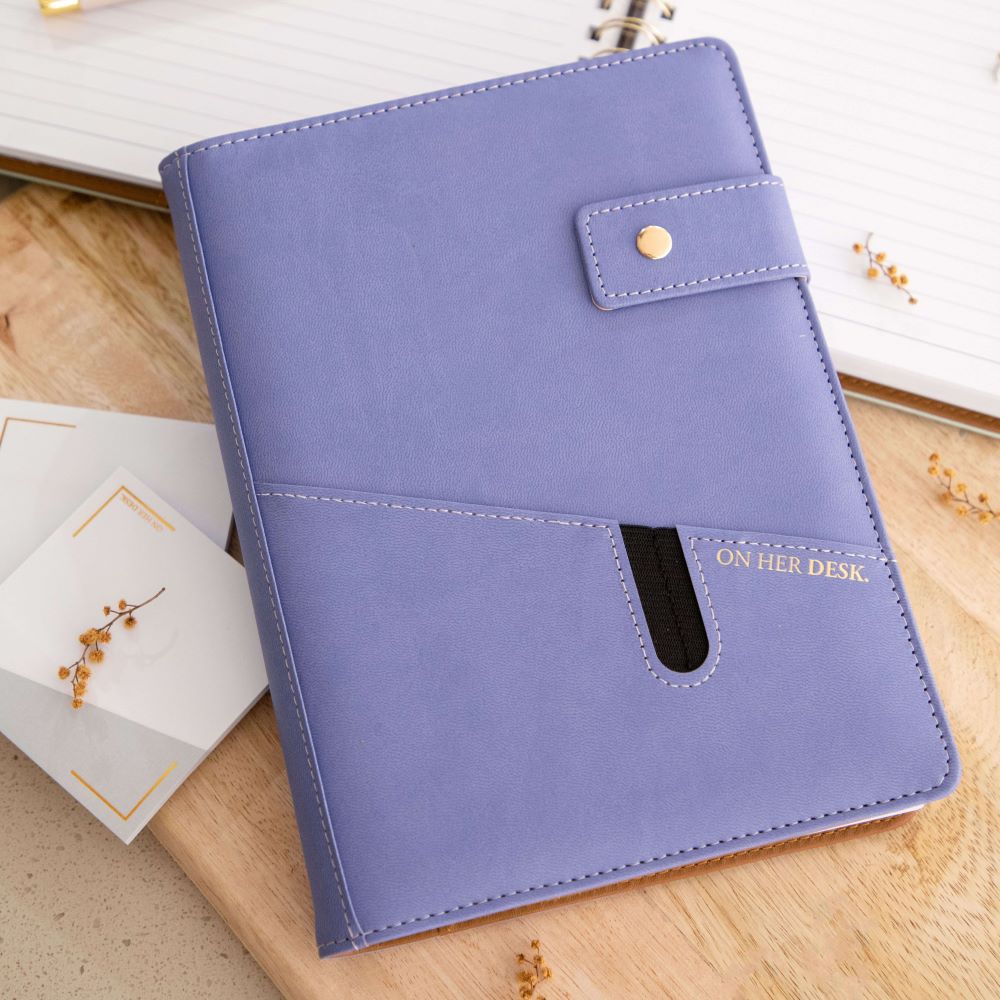 A5 Covered Notebook - Lavender