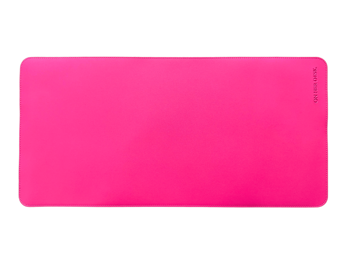 Desk Mat - Hot Pink