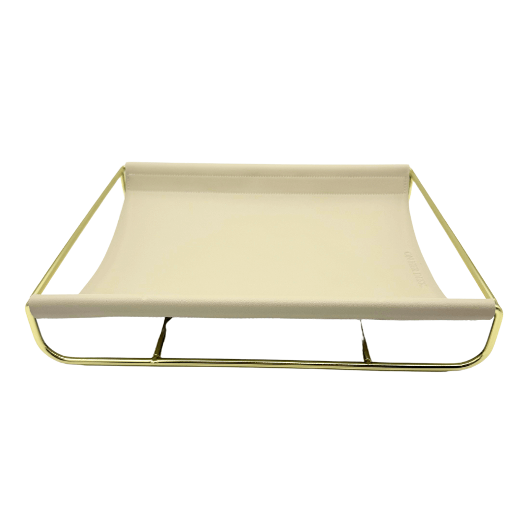 Document Desk Tray - Cream